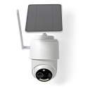 Kamera zewnętrzna Nedis Smartlife 4G, IP65 czujnik ruchu, night vision, biały