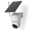 Kamera zewnętrzna Nedis Smartlife 4G, IP65 czujnik ruchu, night vision, biały