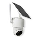 Kamera zewnętrzna Nedis Smartlife 4G, IP65 czujnik ruchu, night vision, biały