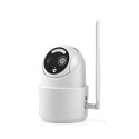 Kamera zewnętrzna Nedis Smartlife 4G, IP65 czujnik ruchu, night vision, biały