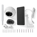 Kamera zewnętrzna Nedis Smartlife 4G, IP65 czujnik ruchu, night vision, biały