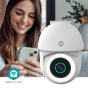 Kamera zewnętrzna Nedis Smartlife Wifi, IP65 czujnik ruchu, night vision, biały