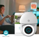 Kamera zewnętrzna Nedis Smartlife Wifi, IP65 czujnik ruchu, night vision, biały