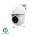 Kamera zewnętrzna Nedis Smartlife Wifi, IP65 czujnik ruchu, night vision, biały