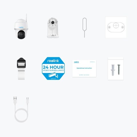 Reolink Argus Series B420 Douszne Kamera bezpieczeństwa IP Wewnętrz i na wolnym powietrzu 2304 x 1296 px Sufit