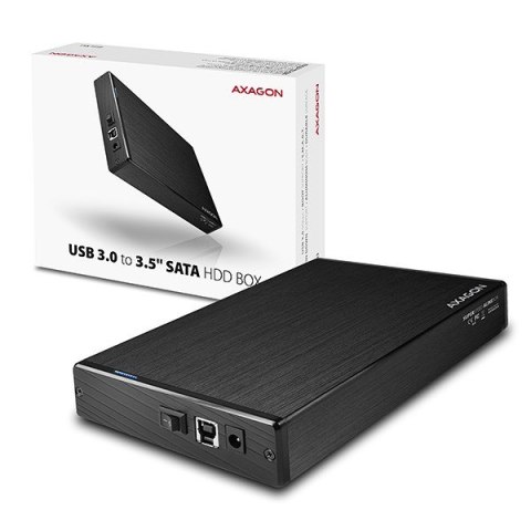 AXAGON EE35-XA3 Obudowa zewnętrzna 3.5", USB 3.0, SATA II, Aluminium - czarna AXAGON EE35-XA3 Obudowa zewnętrzna 3.5", USB 3.0, SATA II, Aluminium - czarna