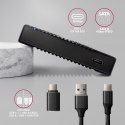 Axagon EE25-GTR USB-C 3.2 Gen 2 - SATA 6G 2.5\" externes Festplattengehäuse geriffelt Obudowa HDD/SSD Czarny 2.5"