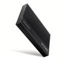 Axagon EE25-GTR USB-C 3.2 Gen 2 - SATA 6G 2.5\" externes Festplattengehäuse geriffelt Obudowa HDD/SSD Czarny 2.5"