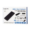 LogiLink UA0314 obudowa do dysków twardych Obudowa SSD Czarny M.2