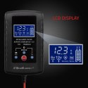 Qoltec 52426 Automatyczna ładowarka do akumulatora AGM GEL STD 6V/12V| 2A | Prostownik z funkcją naprawy i wyświetlaczem LED