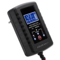 Qoltec 52426 Automatyczna ładowarka do akumulatora AGM GEL STD 6V/12V| 2A | Prostownik z funkcją naprawy i wyświetlaczem LED