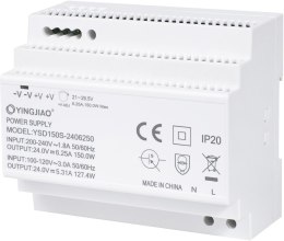 Zasilacz Yingjiao DIN YSDS 24V 6,25A 150W