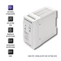 Zasilacz na szynę DIN Qoltec 50913 60W 24V 2.5A Biały Slim