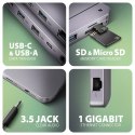 Axagon HMC-12GM2 stacja dokująca Przewodowa USB 3.2 Gen 2 (3.1 Gen 2) Type-C Szary
