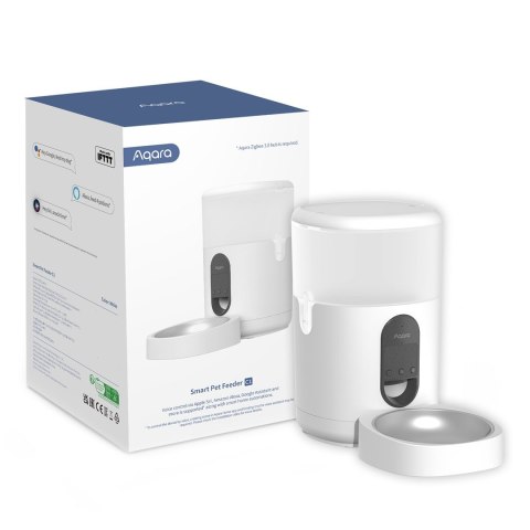 Aqara PETC1-M01 Smart Pet Feeder C1 - inteligentny podajnik karmy dla psa lub kota, automatyczne karmidło, białe Aqara PETC1-M01 Smart Pet Feeder C1 - inteligentny podajnik karmy dla psa lub kota, automatyczne karmidło, białe