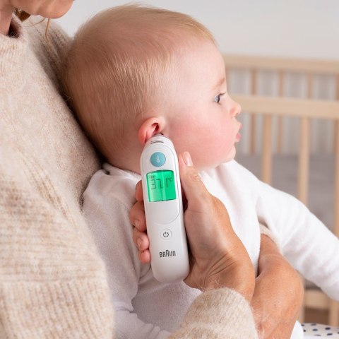Braun ThermoScan 6 Termometr kontaktowy Biały Ucho Przyciski Braun ThermoScan 6 Termometr kontaktowy Biały Ucho Przyciski