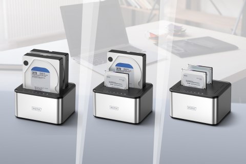 Digitus Stacja dokująca USB 3.0 z dwoma dyskami twardymi SATA 2,5"/3,5