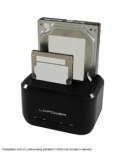 LC-Power LC-DOCK-U3-III stacja dokująca do dysków twardych USB 3.2 Gen 1 (3.1 Gen 1) Type micro-B Czarny
