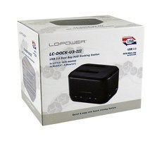LC-Power LC-DOCK-U3-III stacja dokująca do dysków twardych USB 3.2 Gen 1 (3.1 Gen 1) Type micro-B Czarny LC-Power LC-DOCK-U3-III stacja dokująca do dysków twardych USB 3.2 Gen 1 (3.1 Gen 1) Type micro-B Czarny