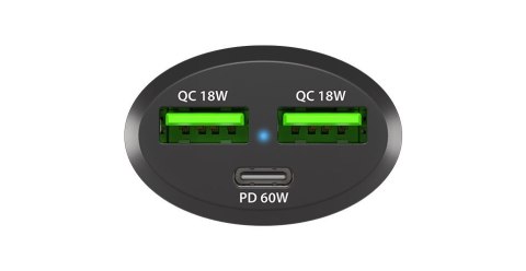 NATEC ŁADOWARKA SAMOCHODOWA CONEY 2X USB 1X USB-C PD 3.0 84W QC3.0 NUC-1981 NATEC ŁADOWARKA SAMOCHODOWA CONEY 2X USB 1X USB-C PD 3.0 84W QC3.0 NUC-1981