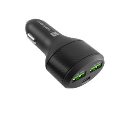 NATEC ŁADOWARKA SAMOCHODOWA CONEY 2X USB 1X USB-C PD 3.0 84W QC3.0 NUC-1981 NATEC ŁADOWARKA SAMOCHODOWA CONEY 2X USB 1X USB-C PD 3.0 84W QC3.0 NUC-1981