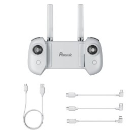 Pilot do drona z gimbalem z 1 kablem ładującym USB i 3 kablami OTG