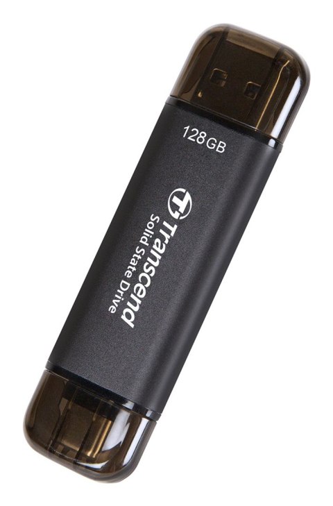 Transcend ESD310C Technologia Thunderbolt 128 GB USB Type-A / USB Type-C USB 3.2 Gen 2x2 Czarny Transcend ESD310C Technologia Thunderbolt 128 GB USB Type-A / USB Type-C USB 3.2 Gen 2x2 Czarny