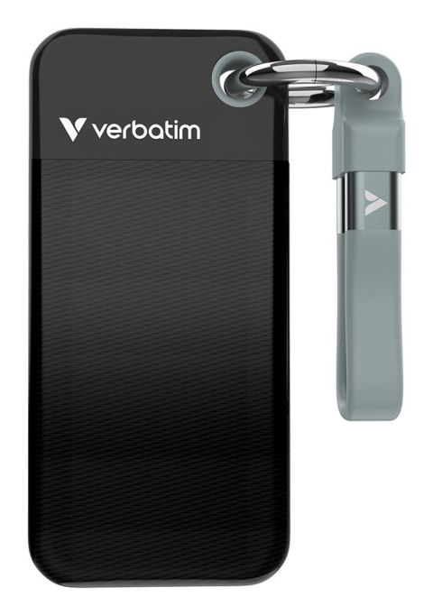 Verbatim Pocket SSD 2 TB USB Type-C 3.2 Gen 2 (3.1 Gen 2) Czarny, Szary Verbatim Pocket SSD 2 TB USB Type-C 3.2 Gen 2 (3.1 Gen 2) Czarny, Szary