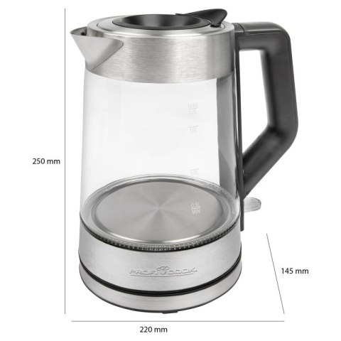 Czajnik bezprzewodowy PROFICOOK PC-WKS 1190 G Czajnik bezprzewodowy PROFICOOK PC-WKS 1190 G