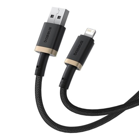 Kabel Baseus Dura 2.4A 1m (czarno-złoty)