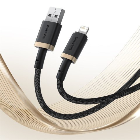 Kabel Baseus Dura 2.4A 1m (czarno-złoty)