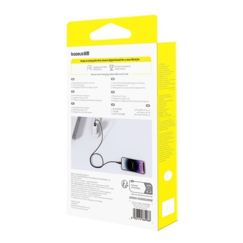 Kabel Baseus Dura 2.4A 1m (czerwono-czarny)