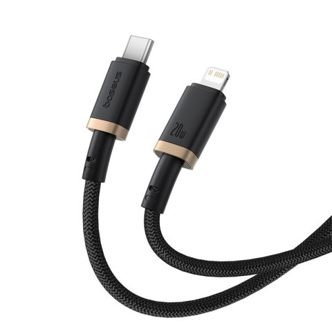 Kabel Baseus Dura Typ C 20W 1m (czarno-złoty)