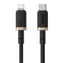 Kabel Baseus Dura Typ C 20W 2m (czarno-złoty)