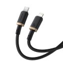 Kabel Baseus Dura Typ C 20W 2m (czarno-złoty)