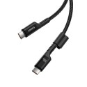 Kabel Baseus Fish-Eye Typ C-Typ C 100W 1m (czarny)