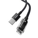 Kabel Baseus Gem Typ C 2.4A 1m (czarny)