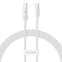 Kabel Baseus Gem Typ C-Typ C 100W 1m (biały)