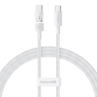 Kabel Baseus Gem Typ C-Typ C 100W 1m (biały)