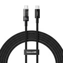 Kabel Baseus Gem Typ C-Typc C 100W 2m (czarny)
