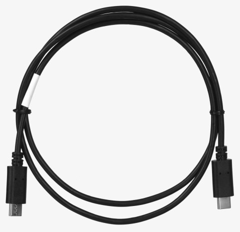 Kabel Lanberg CA-CMCM-10CU-0010-BK (USB typu C - USB typu C ; 1m; kolor czarny) Kabel Lanberg CA-CMCM-10CU-0010-BK (USB typu C - USB typu C ; 1m; kolor czarny)