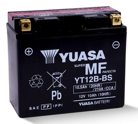 Akumulator AGM/Rozruchowy/Suchoładowany z elektrolitem (ograniczona sprzedaż konsumencka) YUASA 12V 10 5Ah 210A L+ Bezobsługowy Akumulator AGM/Rozruchowy/Suchoładowany z elektrolitem (ograniczona sprzedaż konsumencka) YUASA 12V 10 5Ah 210A L+ Bezobsługowy