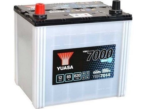 Akumulator YUASA 12V 65Ah/620A START&STOP EFB YBX7000 EFB Start Stop Plus (L+ biegun cienki (pojazdy japońskie)) 232x173x225 B00
