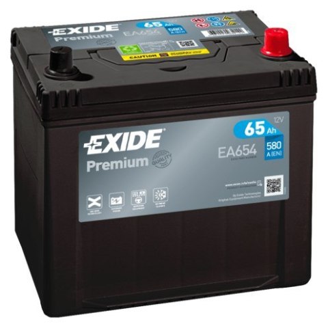 Akumulator samochodowy Exide Premium EA654 EFB 65 Ah 12 V 580 A Akumulator samochodowy Exide Premium EA654 EFB 65 Ah 12 V 580 A