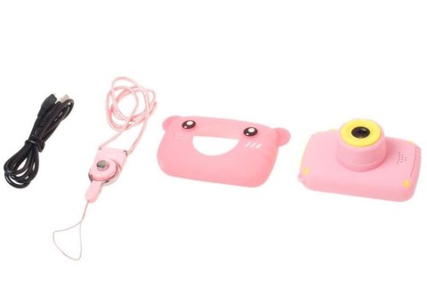 Extralink Aparat cyfrowy Kids Camera H25 Różowy 1080P 30fps, wyświetlacz 2.0" Extralink Aparat cyfrowy Kids Camera H25 Różowy 1080P 30fps, wyświetlacz 2.0"