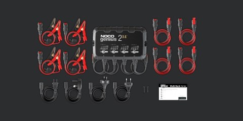 GENIUS2X4 8A 4-Bank Battery Charger GENIUS2X4 8A 4-Bank Battery Charger