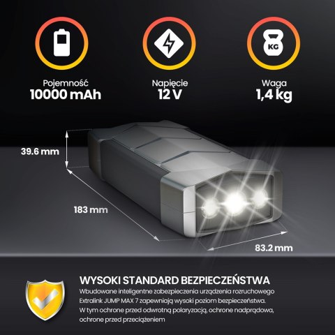 Powerbank Extralink Jump Starter Max 7 Powerbank Extralink Jump Starter Max 7