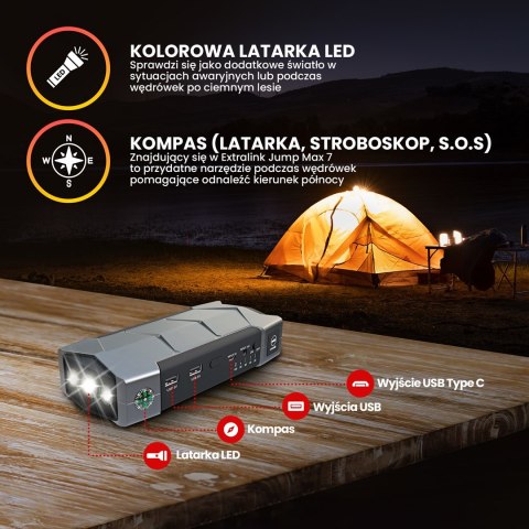 Powerbank Extralink Jump Starter Max 7 Powerbank Extralink Jump Starter Max 7
