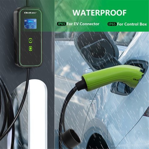 Qoltec Mobilna ładowarka do samochodów EV 2 w 1 typ2 | 7kW | 230V | CEE 5 PIN Qoltec Mobilna ładowarka do samochodów EV 2 w 1 typ2 | 7kW | 230V | CEE 5 PIN