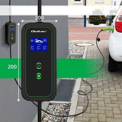 Qoltec Mobilna ładowarka do samochodów EV 2 w 1 typ2 | 7kW | 230V | CEE 5 PIN Qoltec Mobilna ładowarka do samochodów EV 2 w 1 typ2 | 7kW | 230V | CEE 5 PIN
